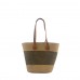 Bolso Tote De Hombro Rafia